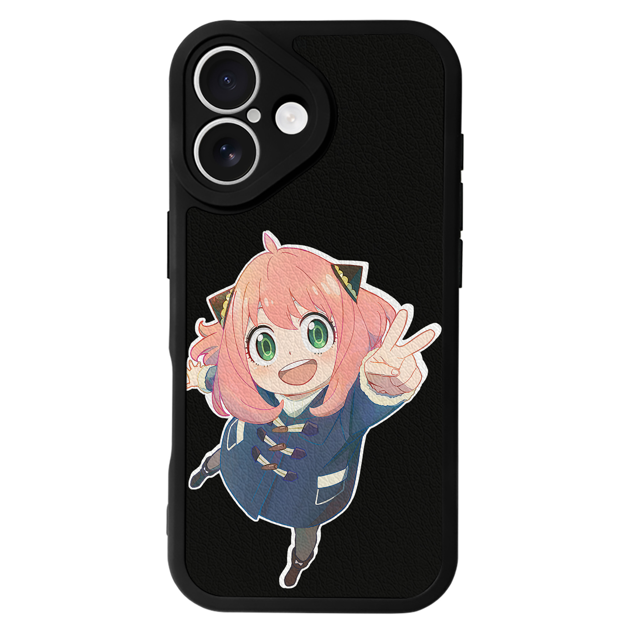 （画像用） SPY×FAMILY间谍家家酒 【iPhone 16シリーズ対応】シリコンスマホケース（レザー調） 材質：シリコン